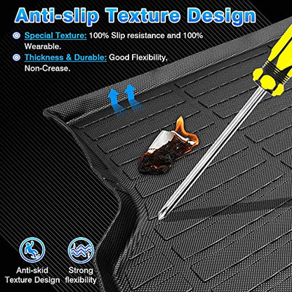 Cargo Liner Fits for Toyota RAV4 2013-2018(No Electric or Hybrid Models) All Weather Trunk Mat for RAV4 Accessories Heavy Duty - size: 2)Toyota RAV4 2013-2018