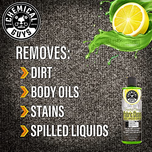 Chemical Guys Foaming Citrus Fabric Clean, Carpet and Upholstery Cleaner - Car Carpet Cleaner for Seats, and Floor Mats, Safe for Home, Office & More, Citrus Scent - 16 oz - size: 16 Fl Oz (Pack of 1)