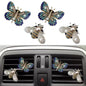 Bling Butterfly Air Vent Clips, 4 Pcs Crystal Bee Car Fresheners, Diffuser Vent Clip, Diamond Decoration, Cute Interior Decor, Bling Accessories for Women