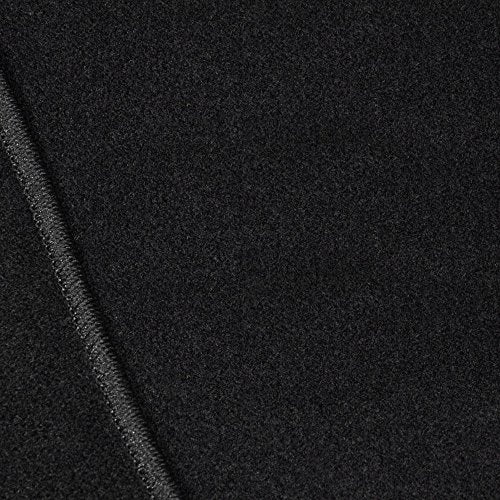 IKON MOTORSPORTS Floor Mat Compatible with 2016-2021 Honda Civic, Factory Fitment Floor Mats Carpet Front & Rear Black 4PC Nylon
