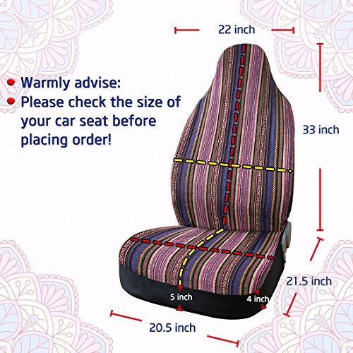uxcell Universal Multicolor Vivid Baja Bucket Seat Cover for Auto Car - style: Pink