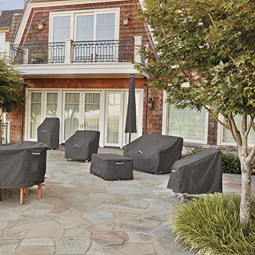 Classic Accessories Ravenna Water-Resistant 50 Inch Patio Loveseat Cover, Patio Furniture Covers - size: 50 Inch