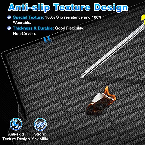 Cartist Custom Fit for Cargo Liner 2016-2022 Lexus RX350/RX450h (Not for RX350L & RX450hL) All Weather Trunk Mat Anti-Slip TPE Rear Trunk Floor Mat Waterproof - size: 4)Lexus RX350/RX450h【2016-2022】