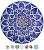 Screen Door Magnets Double Sided – Keep People, Kids, and Dogs from Running into a Screen Door. Saver - Robbins Aria Blue Mosaic - color: Blue Mosaic