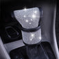 Bling Auto Gear Shift Knob Cover,Auto Shift Gear Cover with Crystal Glitter Bling Rhinestones,Car Knob Gear Stick Protector (Big White Diamond - size: Gear Shift （Big white diamond）