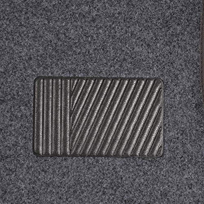 Motor Trend Premium Inter-Lock Backing Carpet Car Floor Mats - Front & Rear, Thick & Durable Auto Protection, Fits Most Cars Truck SUV Coupe Sedan - color: Dark Gray