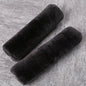 OGLAND 2 Pack Automotive Authentic Sheepskin Car Seat Belt Pads, Soft Shoulder Pad, Neck Cushion Protector, Genuine Natural Merino Wool (Carbon Black) - color: Carbon Black, size: Shearling Wool