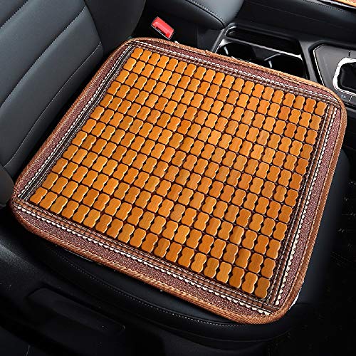 Maricome Bamboo Chair Cushions Summer Car Seat Cushion Seat Pad, Breathable Anti-Slip Size 45X45CM (1) - color: Style 1
