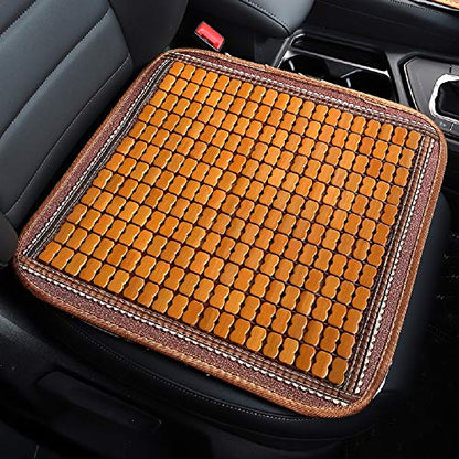 Maricome Bamboo Chair Cushions Summer Car Seat Cushion Seat Pad, Breathable Anti-Slip Size 45X45CM (1) - color: Style 1
