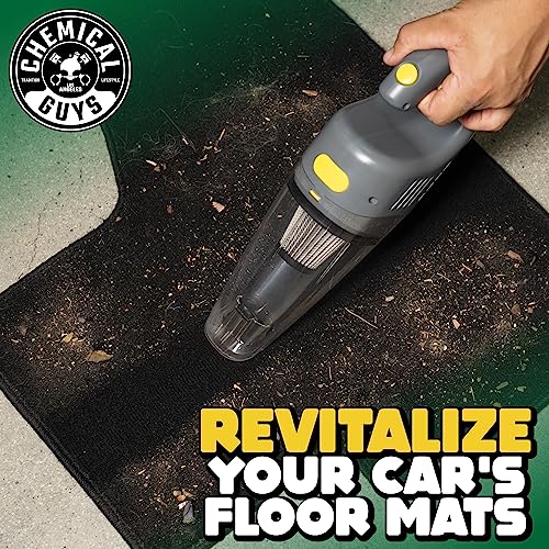 Chemical Guys EQP410 DetailVac Handheld Portable Car Vacuum, 110w 8.8amp Electric Motor, (Great for Cars, Trucks, SUVs, Motorcycles, RVs, Home, Pets, Kids, Office, and On The Go) Gray