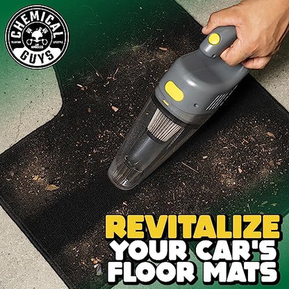 Chemical Guys EQP410 DetailVac Handheld Portable Car Vacuum, 110w 8.8amp Electric Motor, (Great for Cars, Trucks, SUVs, Motorcycles, RVs, Home, Pets, Kids, Office, and On The Go) Gray