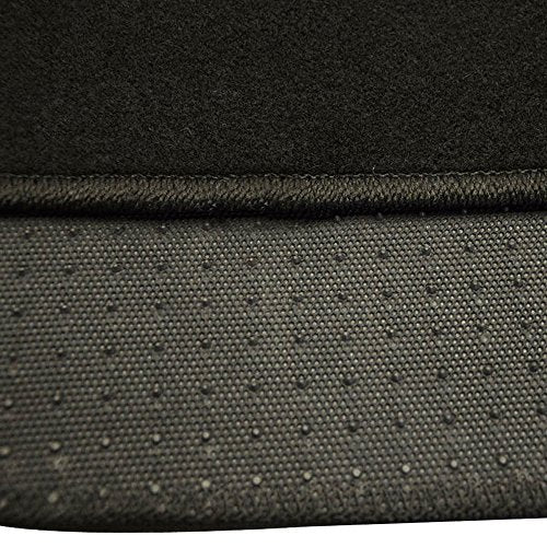 Floor Mats Compatible with 2003-2007 Infiniti G35 2 Door, Nylon Black Front Rear Carpet by IKON MOTORSPORTS, 2004 2005 2006