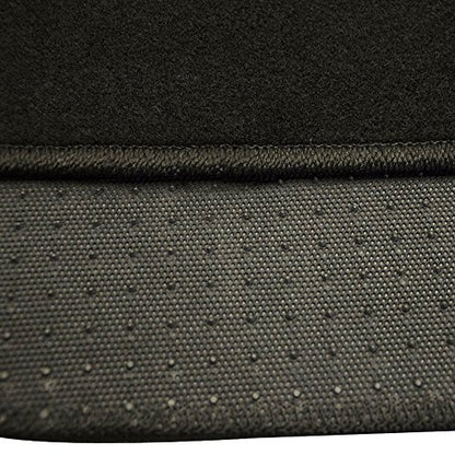 Floor Mats Compatible with 2003-2007 Infiniti G35 2 Door, Nylon Black Front Rear Carpet by IKON MOTORSPORTS, 2004 2005 2006