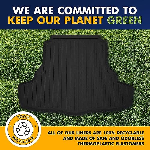 Premium Cargo Liner for Lexus is 250 is 300 is 350 is 500 2016-2025 - 100% Protection - Custom Fit Car Trunk Mat - All-Season Black Cargo Mat - 3D Shaped Laser Measured Trunk Liners