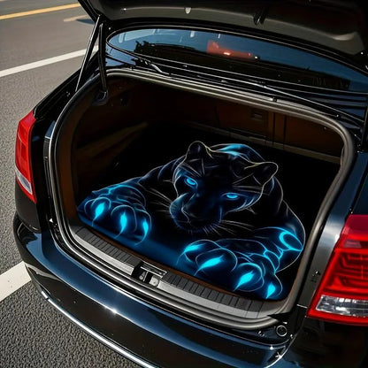 Universal Car Trunk Mat 29" x 39", Cheetah Elements Print All Weather Durable Cargo Mat Protector for SUV, Truck, Van | Stylish Cargo Liner Cover Leopard Print Car Accessories - color: Cheetah Elements
