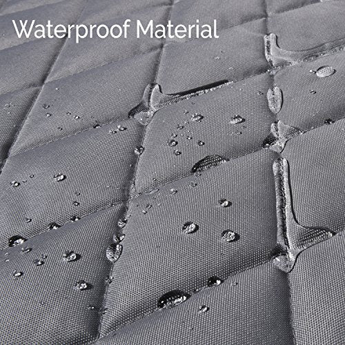 Jumbl Cargo Liner for SUV's and Cars, Waterproof Material, Non Slip Backing, with Side Walls Protectors, Extra Bumper Flap Protector, Large Size - Universal Fit