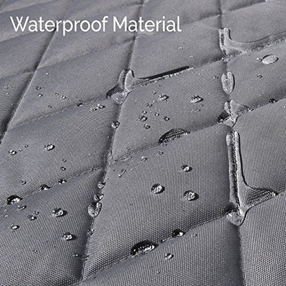 Jumbl Cargo Liner for SUV's and Cars, Waterproof Material, Non Slip Backing, with Side Walls Protectors, Extra Bumper Flap Protector, Large Size - Universal Fit