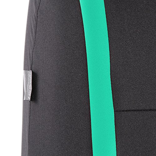 FH Group Car Seat Covers Rear Set Cloth - Car Seat Covers with Removable Headrest,Universal Fit,Automotive SeatCovers,Washable Car SeatCover for SUV,Sedan,Van Mint - color: Mint, size: Rear Set