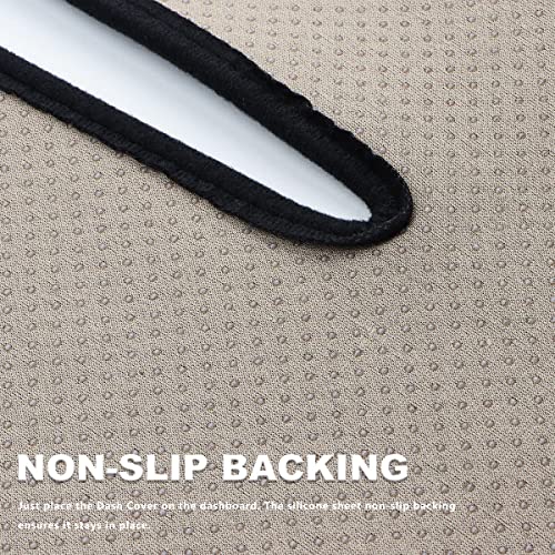 auovo Dashboard Cover Mat Compatible with Toyota Camry 2018-2023 2024 Accessories Sunshade Protector Anti-Slip Dash Carpet Cover