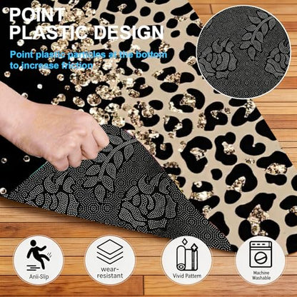 Automotive Floor Mats 5 Pcs, Universal Car Floor Mats, Leopard Print Cargo Liner, Car Accessory for SUVs/Sedan/Wagons, Durable Protective Mat, Trunk Liner for Families/Travel Enthusiasts - style: Bundle 10
