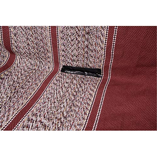 West Coast Auto Universal Baja Saddle Blanket Bench Full Size Seat Cover Fits Ford, Chevrolet, Dodge, and Full Size Pickup Trucks (Red) - color: Red