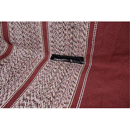 West Coast Auto Universal Baja Saddle Blanket Bench Full Size Seat Cover Fits Ford, Chevrolet, Dodge, and Full Size Pickup Trucks (Red) - color: Red