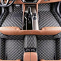 Custom Personalized Floor Mats for Cars, Luxury Full Coverage All Weather Mats, Anti-Slip Set, Customize for 99% of Sedan, Trucks SUV (Black White) - color: Black white