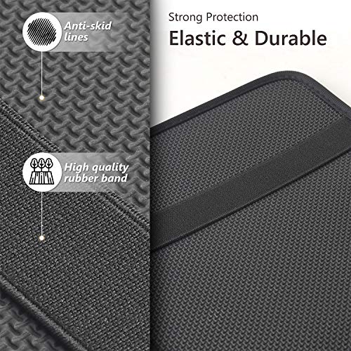 YR Vehicle Center Console Armrest Cover Pad, Universal Fit Soft Comfort Center Console Armrest Cushion for Car, Stylish Pattern Design Car Armrest Cover, Lotus