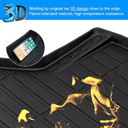 Cartist Cargo Liner Compatible with 2022-2025 2026 Honda Civic Sedan (NOT for Hatchback) All Weather Trunk Mat Anti-Slip High Side Carpet Protection TPE Odorless - size: 1)Honda Civic Sedan 2022-2025