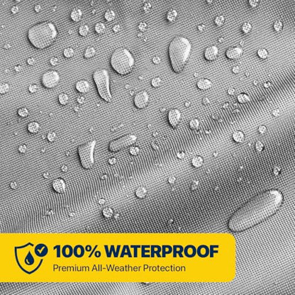 Seal Skin Covers T-Top Boat Cover, Waterproof & UV Resistant, Fits Center Console Boats Up to 22ft Long & 102” Wide, Durable & Snug Fit - color: Gray, size: 20'-22'L x 102"W (beam)