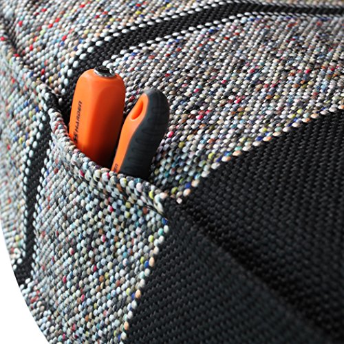 Leader Accessories Saddle Blanket Black Seat Protector - Full Size Pickup Trucks Solid Bench Seat Cover - Universal Work Ford Dodge Chevy Truck with Bench Seats