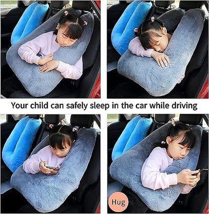 Travel Pillow Car Pillow Kid Car Sleeping The Sleeping Aid for Adults and Kids on Road Trips Kids Travel Pillow Black - color: A-black