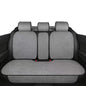 Breathable Back Seat Cover-Universal Rear Seat Mat for All Seasons,Car Rear Seat Protector with Polyester Silk Material, Non-Slip Bottom. Fits 95% of Sedans, SUVs, Vans.(Gray) - color: Gray-Rear seat
