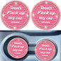 Car Cup Coaster 2 Pack,Bling Car Accessories Interior,Universal Car Cup Holder,Car Cup Holder Insert Coasters for Car/SUV/Truck(Pink,2PC) - color: Pink-2pc