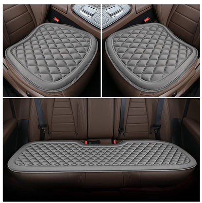 3D Decompression Car Seat Cushion Breathable and Comfortable Driver Seat Cushion Non-Slip Car Seat Pads for Car,Truck,SUV,Truck,Etc (Three-piece set, Gray) - color: Gray, style: Three-piece set