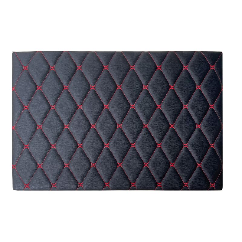 Quilted Foam Vinyl Fabric Classic Pattern with 0.23" Sponge Backing, 59" W × 39" L Faux Leather Fabric for Car Headliner, Furniture Upholstery, Headboards,Diamond 2" x 3" (Diamond) - color: Diamond