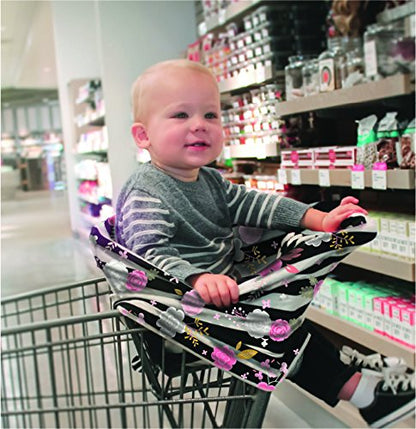 Itzy Ritzy 4-in-1 Nursing Cover, Car Seat Cover, Shopping Cart Cover & Infinity Scarf – Breathable, Multi-Use Nursing Cover Up for Breastfeeding, Carseat Canopy & Stroller Cover (Gray Chevron) - color: Gray Chevron