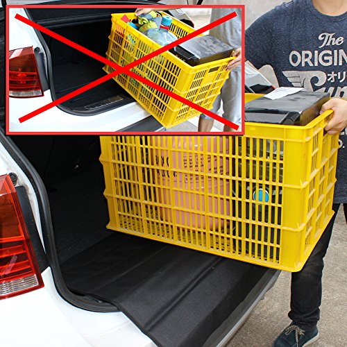 Encell Car Bumper Guard Foldable Trunk Bumper Protector Cargo Mat for SUV