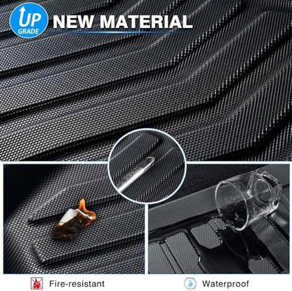 All Weather Car Floor Mats Compatible with 2018-2024 Chevy Equinox/GMC Terrain/Terrain Denali, Easy to Install and Clean, Non-Slip Surface, Odorless, 3D Raised Edges, Custom Fit, Maximum Coverage - color: 2018-2024 Equinox/Terrain Denali