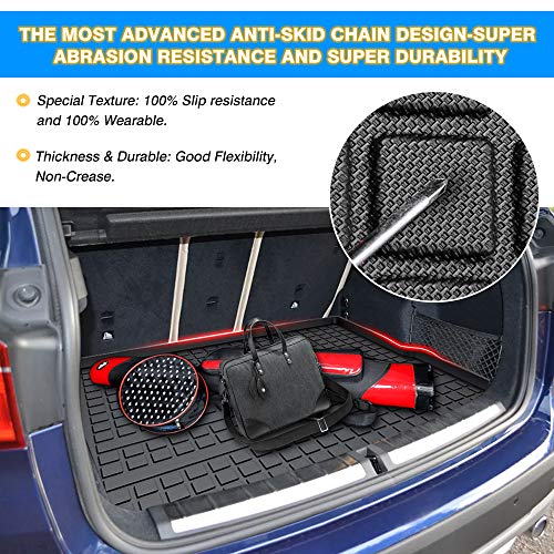 Cartist Cargo Liner Fits for BMW X1 2016 2017 2018 2019 2020 2021 2022 All Weather Back Seat Cover Trunk Cargo Mat for BMW x1 Accessories - size: 6)BMW X1 2016-2022