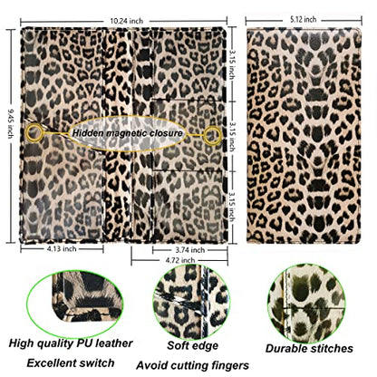 Premium Car Registration and Insurance Holder,Registration Insurance Card Holder of Leopard Print PU Leather Looks Stylish and Special,Glove Box Organizer Makes Your Documents In Order.