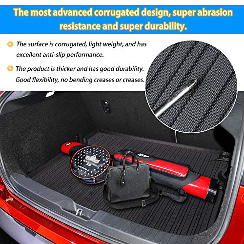 Fit for Trunk Mat Mercedes-Benz GLE W166 2015-2019 All Weather TPO Rear Cargo Liner Upgrade Material(NOT Fit 2020 GLE 350 with 5 Seats, 2018 550e Hybrid)
