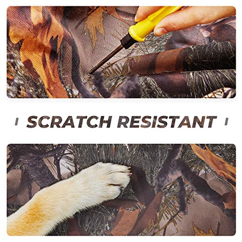KEMIMOTO Front Bench Seat Cover Compatible with Kawasaki Mule PRO-FXT DXT FX DX 2015-2026 Replace OEM Part KAF080-039 Camo Rear Seat Cover - color: Camouflage