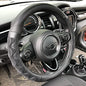 PINCTROT Steering Wheel Cover Great Grip with 3D Honeycomb Anti-Slip Design, Universal 14.5-15 Inch (All Black) - color: 3.Black (All Black), size: Medium(Standard) Size[14 1/2''-15'']