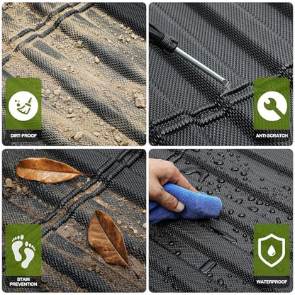 AUTOSAVER88 Truck Bed Mat Fit for 2015-2025 2026 Ford F150 & 2022-2026 F-150 Lightning 5.5 FT Vehicle CrewCab Bed Liner Accessories, TPE All Weather Custom Fit Heavy Duty Pickup Bed Liner, Black - style: 15-26 Ford F150/22-26 F-150 Lightning Bed Mat 5.5FT