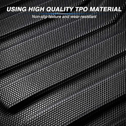 KUST All Weather Floor Mats for Honda Fit 2015 2016 2017 2018 2019 2020 Custom Fit Floor Liner 1st & 2nd Row Liners Black Non-Slip - style: For │ Fit 2015-2020 │ Floor Mats