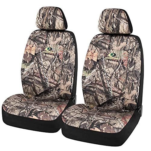 Mossy Oak Camo Seat Covers Low Back - Made with Cotton Twill, Airbag Compatible, Universial Fit Most Bucket Seats - Official Licensed Product - color: Cotton Twill Low Back
