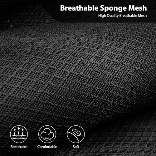 CAR PASS Memory Foam Mesh Bling Diamond Car Seat Cover 2 Front Seats Breathable Soft Sponge Universal Shining Glitter Sparkly Crystal Fit Armrest Automotive Truck SUV Cute Women Girl, Black Rhinestone - color: Black Mesh, size: Two Front Seats