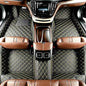 Personalized Floor Mats for Cars, Full Coverage Luxury Mats, Anti-Slip Set, Custom Fit for 99% of Sedan, Trucks, SUVs (Black Yellow) - color: Black yellow