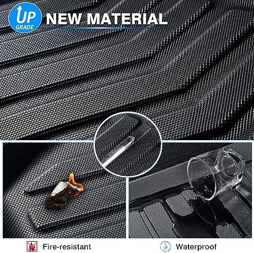 Custom Fit Rubber Mats for 2016-2025 Chevy Malibu Models Floor Mats and Cargo Liner Full Set Includes 1st and 2nd Rows Maximum Coverage, All Weather, Laser Measured TPE Rubber Protection Mat Car Mats - color: 2016-2023 Malibu floor mat
